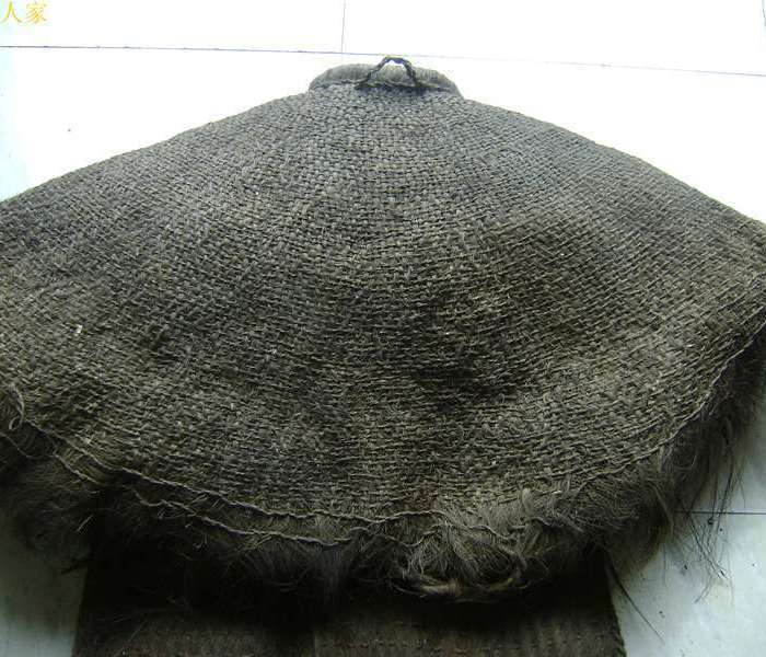 怀旧老雨衣 棕榈蓑衣