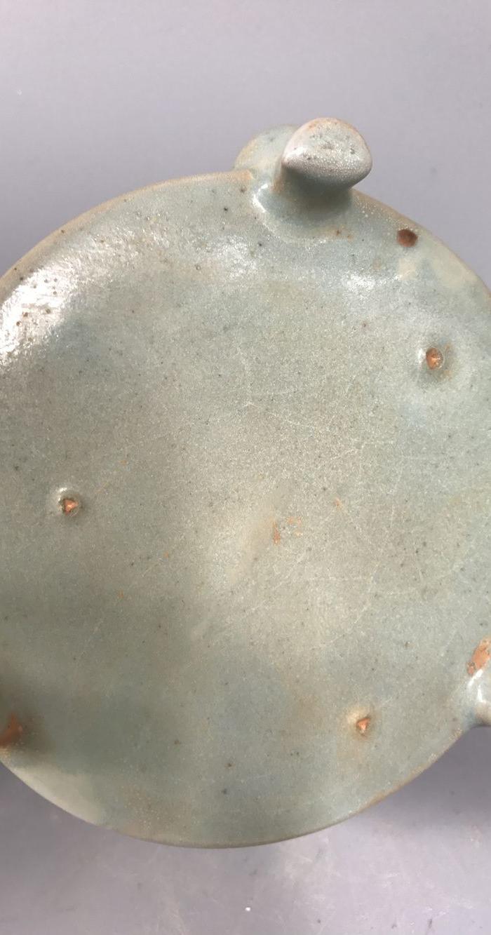 汝窑竹节三足炉