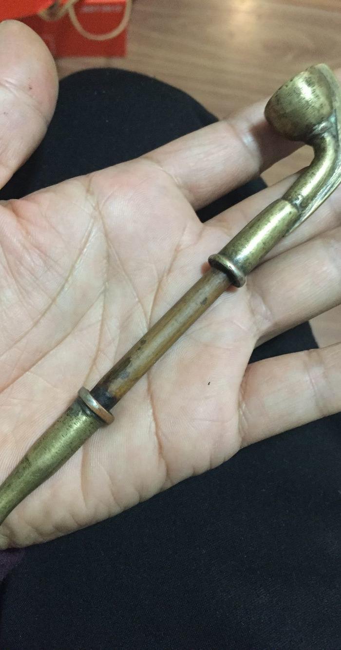 精美小烟杆 小巧做工好 老东西可以玩玩