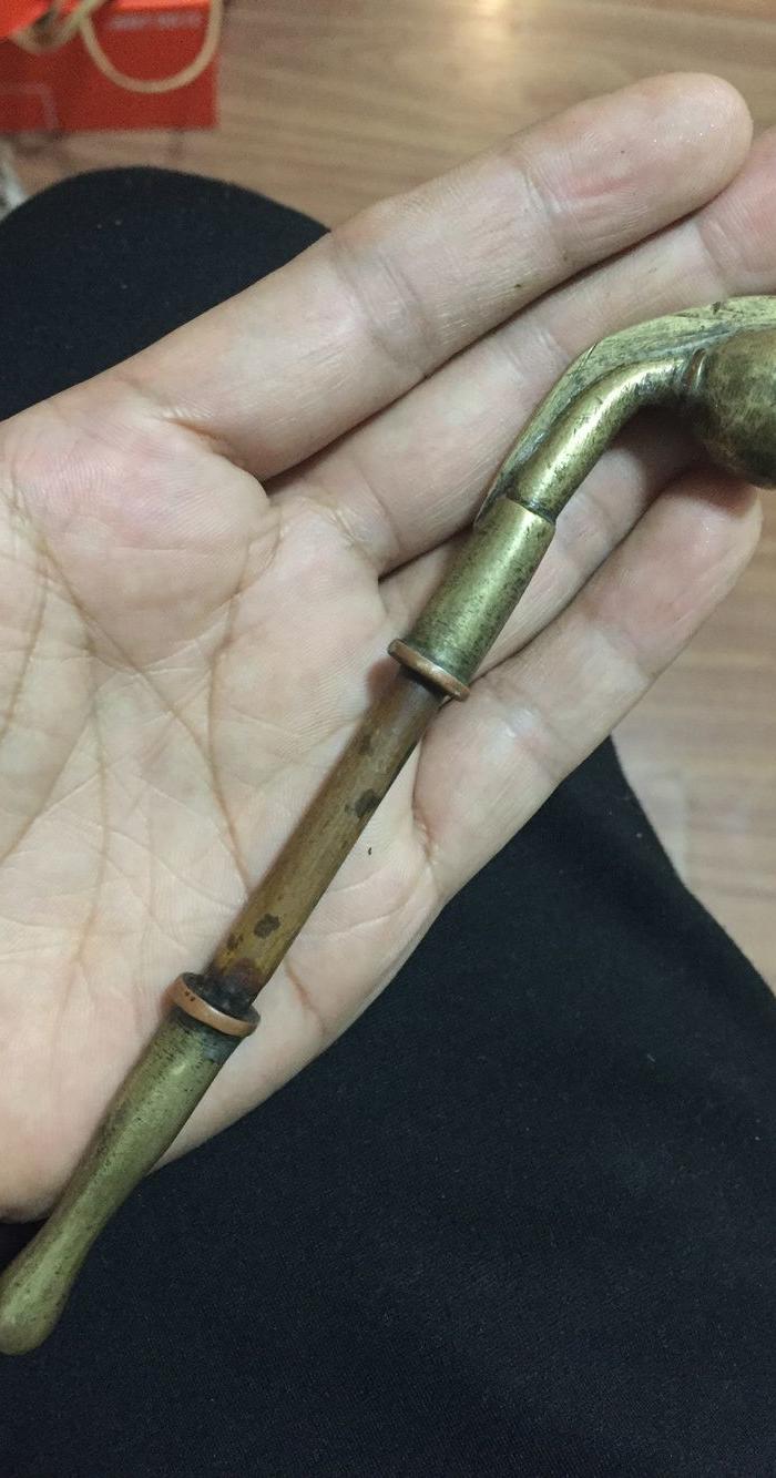 精美小烟杆 小巧做工好 老东西可以玩玩