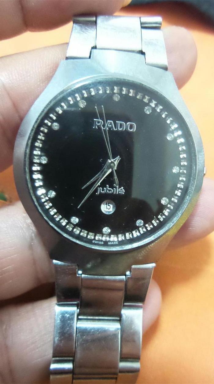 rado钨钢石英表
