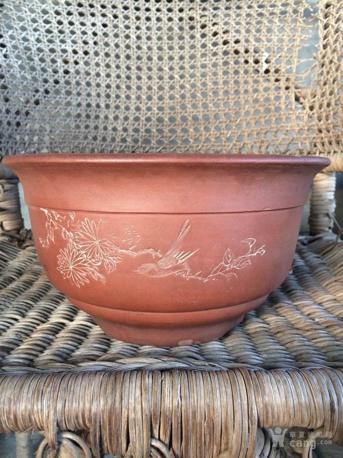 老紫砂花盆特征图片