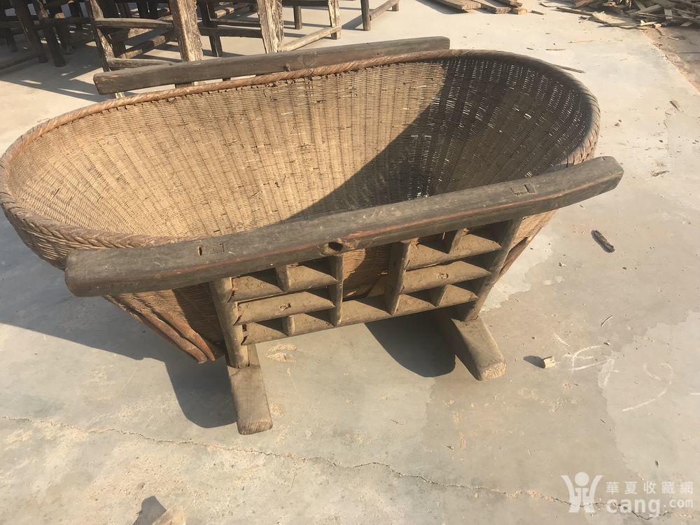 清代民间小孩老摇篮东西精致怀旧感特别强