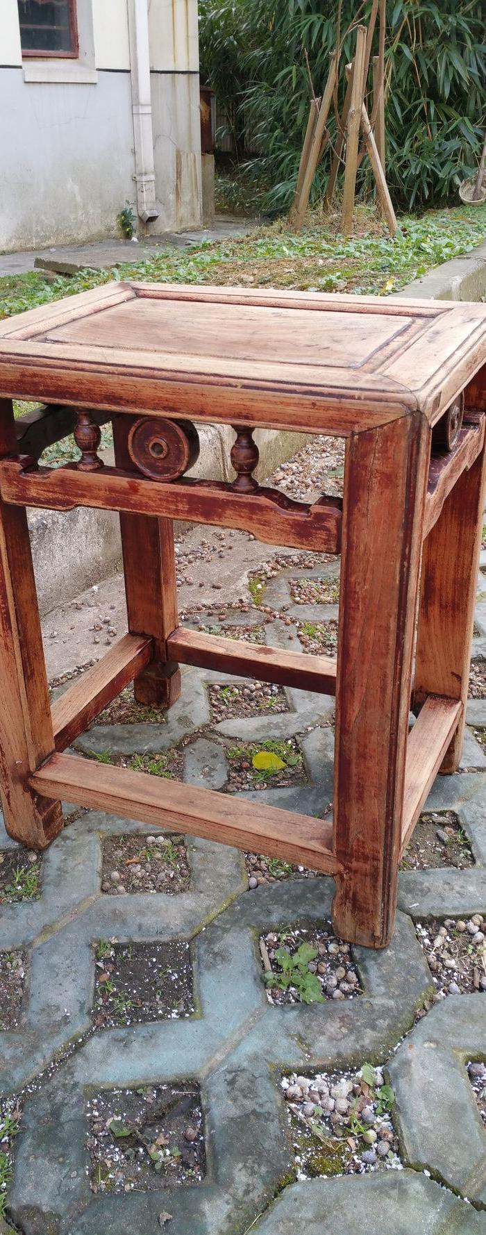 民国苏工榉木骨排凳一只,运费到付