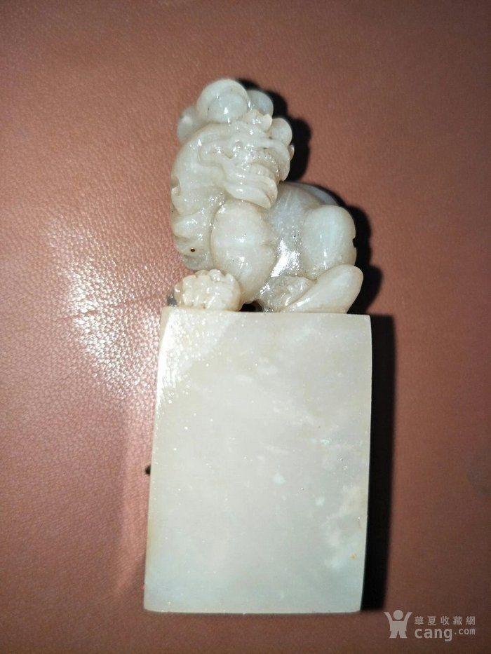 寿山石芙蓉冻石料,瑞兽钮印章料