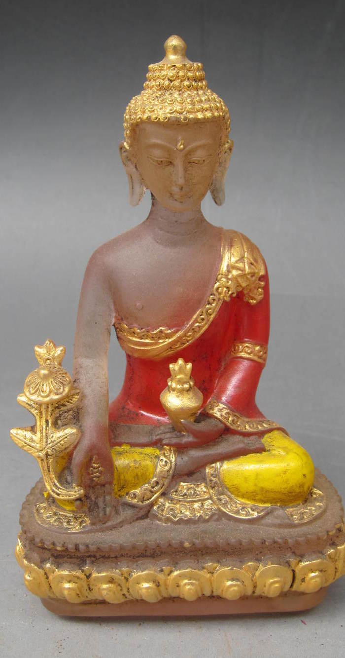 民国老水晶 释迦摩尼佛像