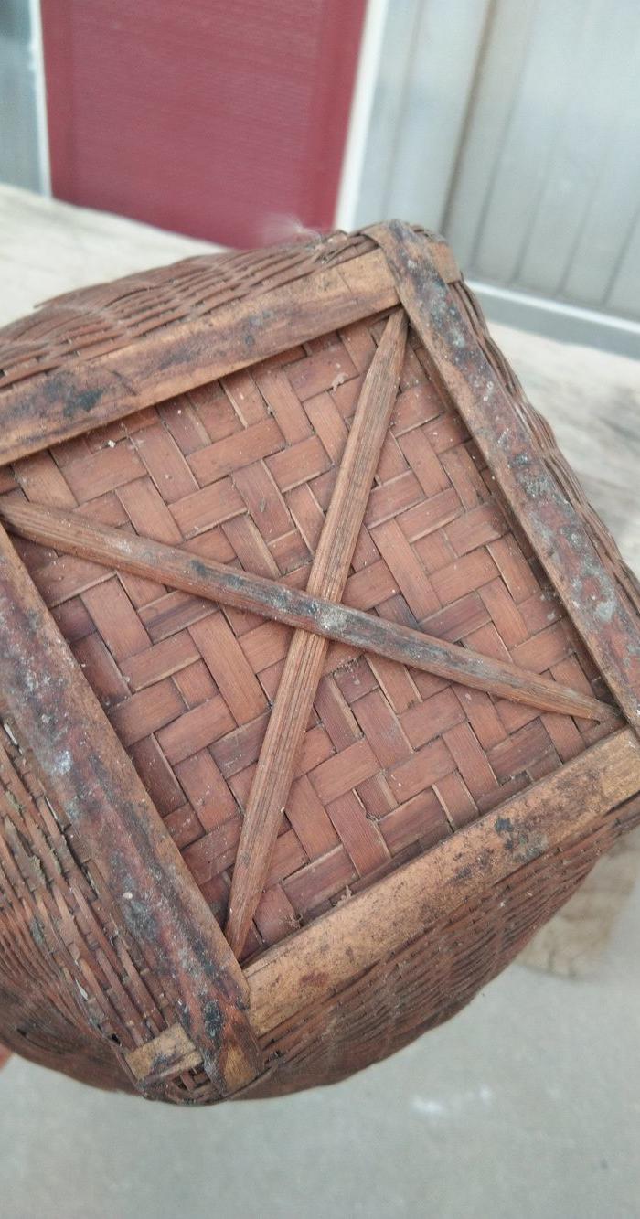 好包浆老竹筐
