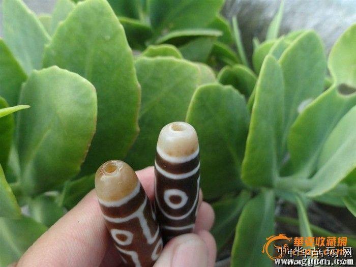 一对九眼蔵天珠