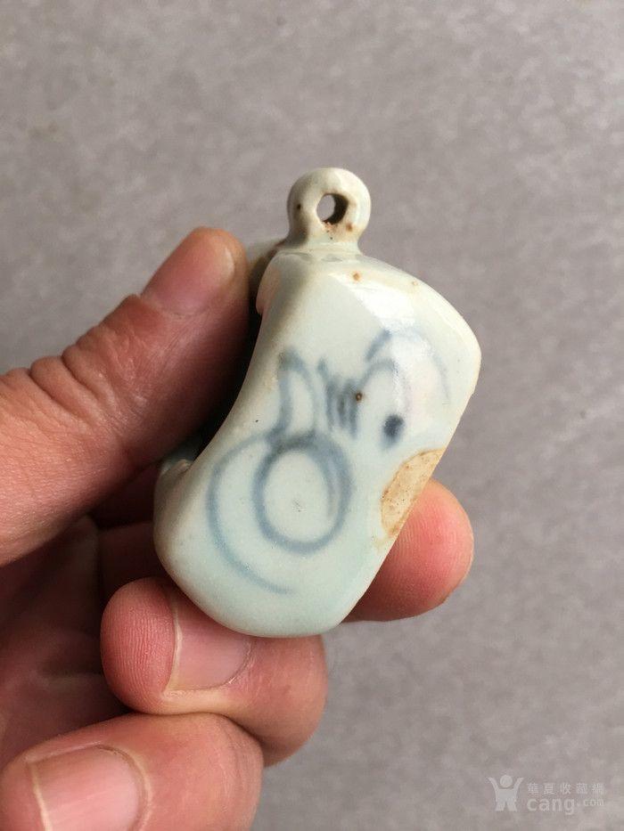 明代青花鸟食罐