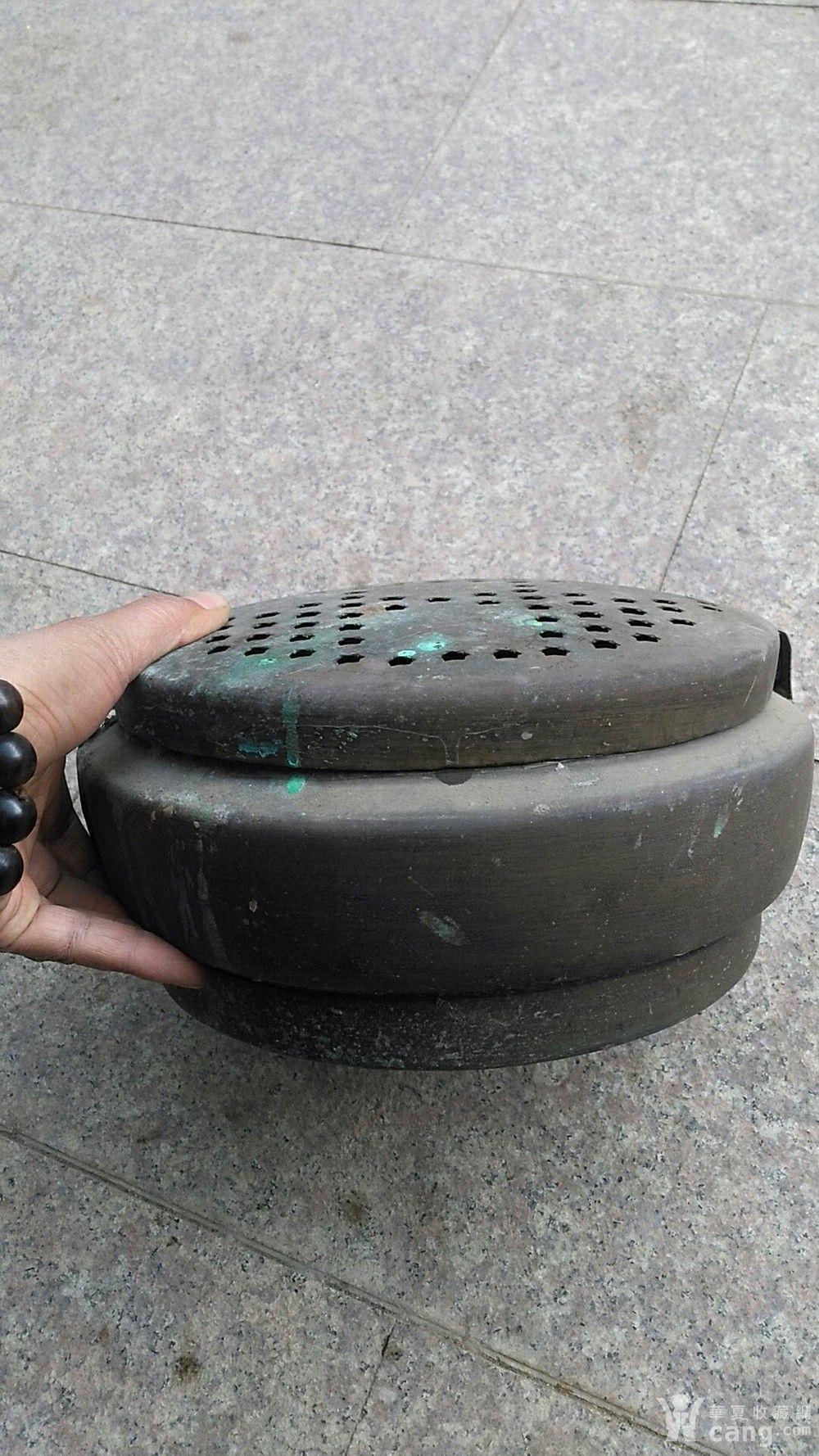 晚清铜火炉一个