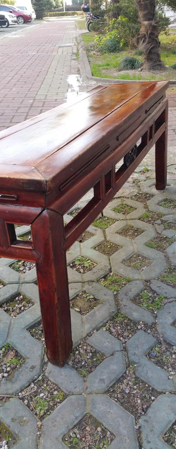 清代苏工榉木春凳一只,运费到付