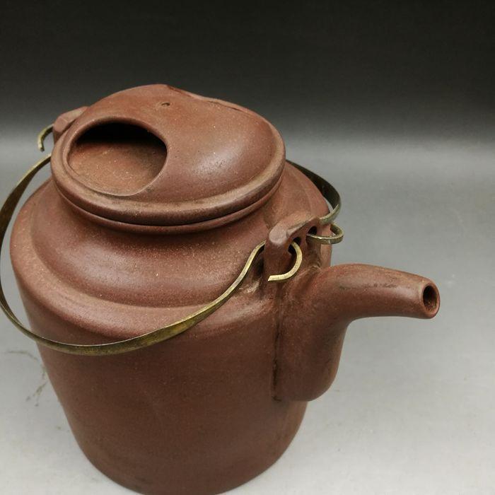 早期洋桶紫砂壶