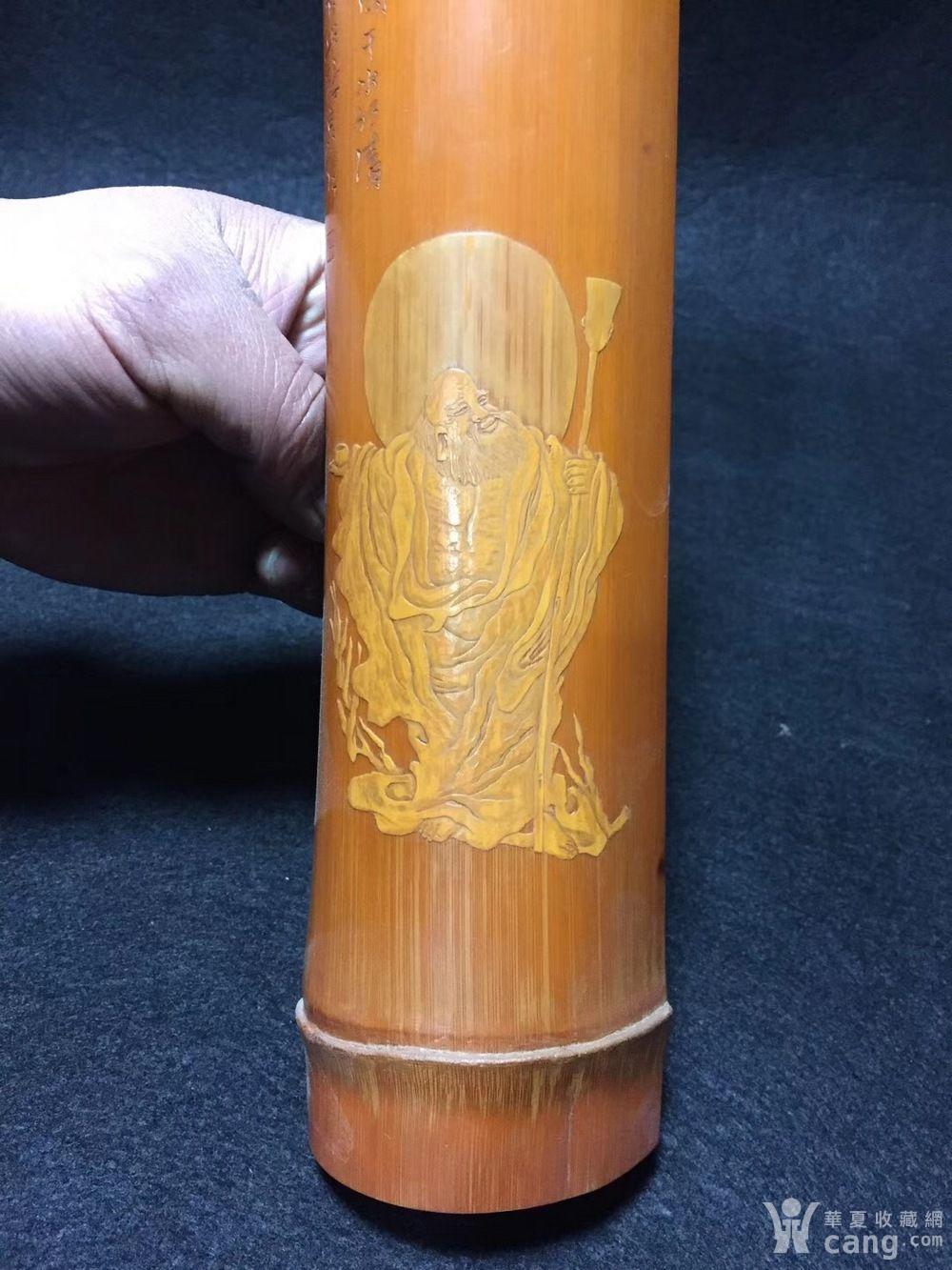仿古工艺品 杂项 文房四宝 精品竹黄臂搁 细节如图 包浆老道 藏品描述