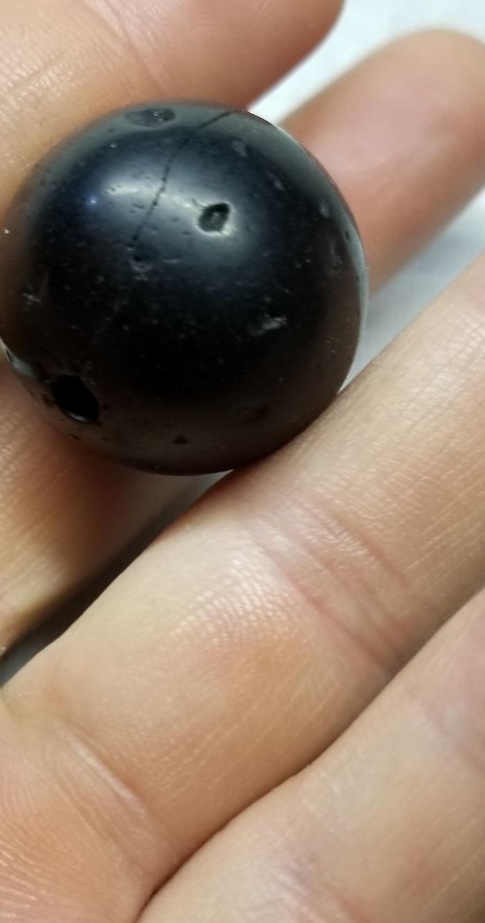 老老黄杨木圈 煤精石珠子