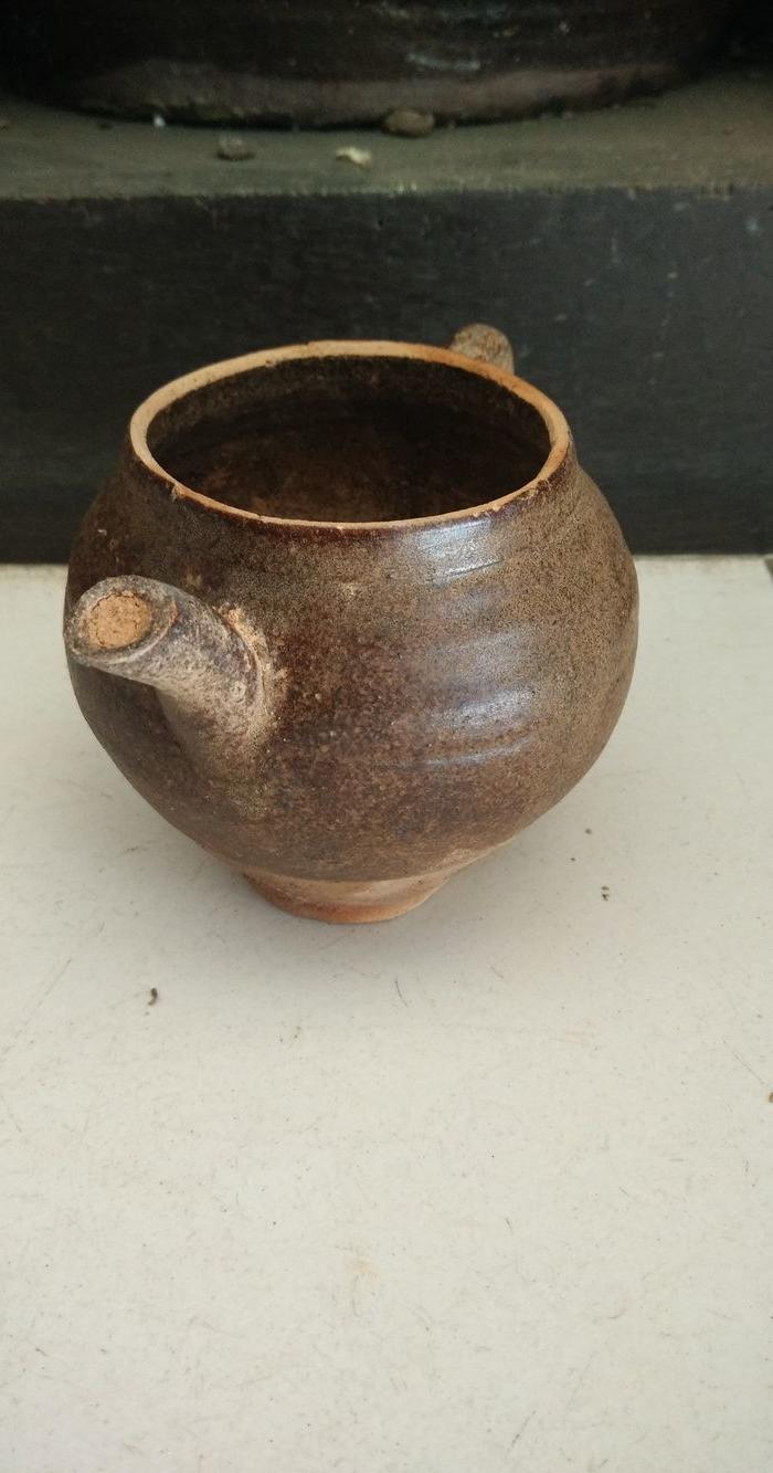 明代酱釉茶壶图片_来自藏友百福堂古玩店_瓷器_地摊交易_华夏收藏 