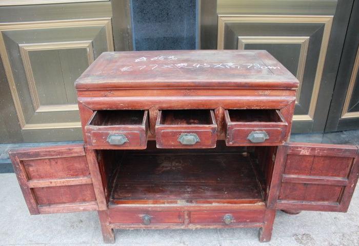 民俗老物件民国老旧家具老桌子小桌子小柜子老式电脑桌复古桌