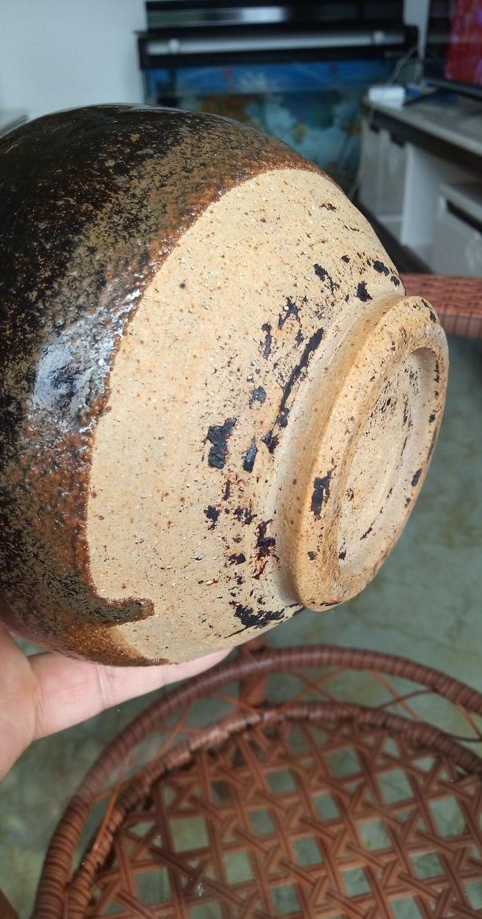 元代磁州窑黑釉双耳罐