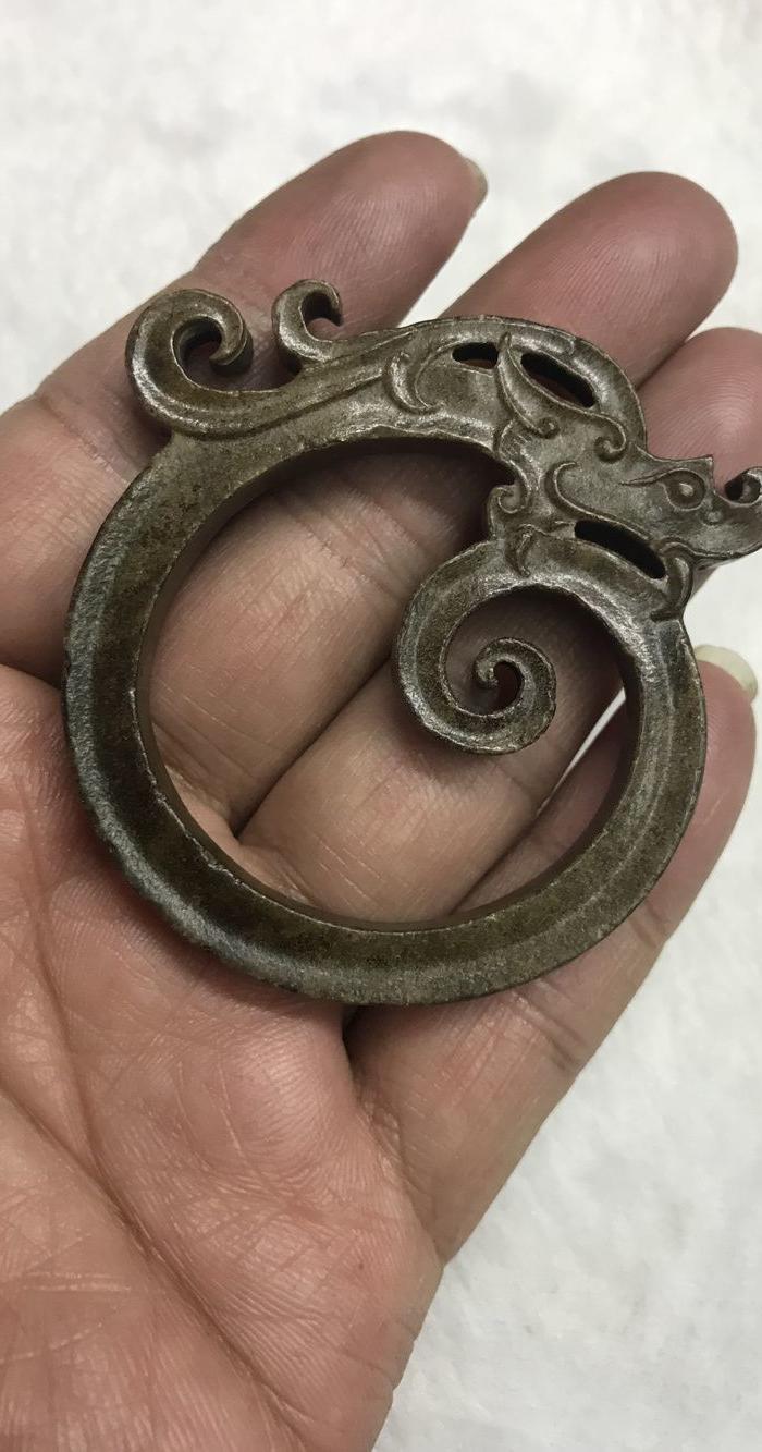 *昆仑玉刻草龙_*昆仑玉刻草龙价格_*昆仑玉刻草龙图片_来自藏友宏宝轩