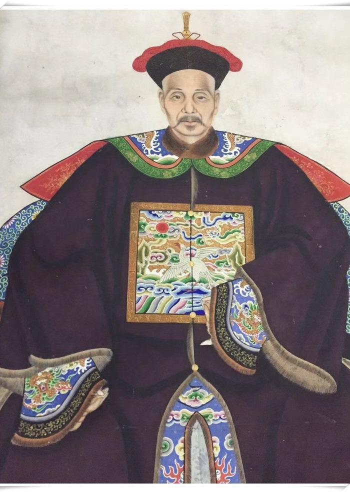 清代老字画 祖宗人物画像 名人名家老画国画 g 143