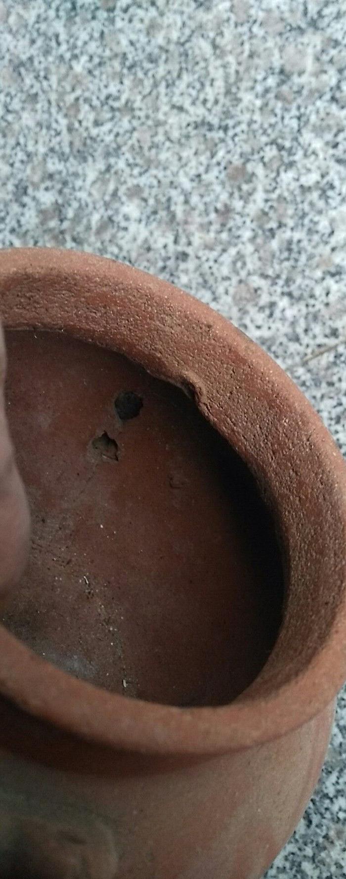 民国花押款双孔紫砂壶