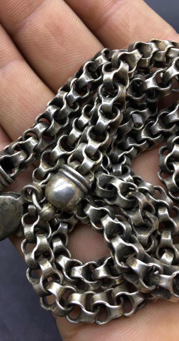 民国大粗银链子
