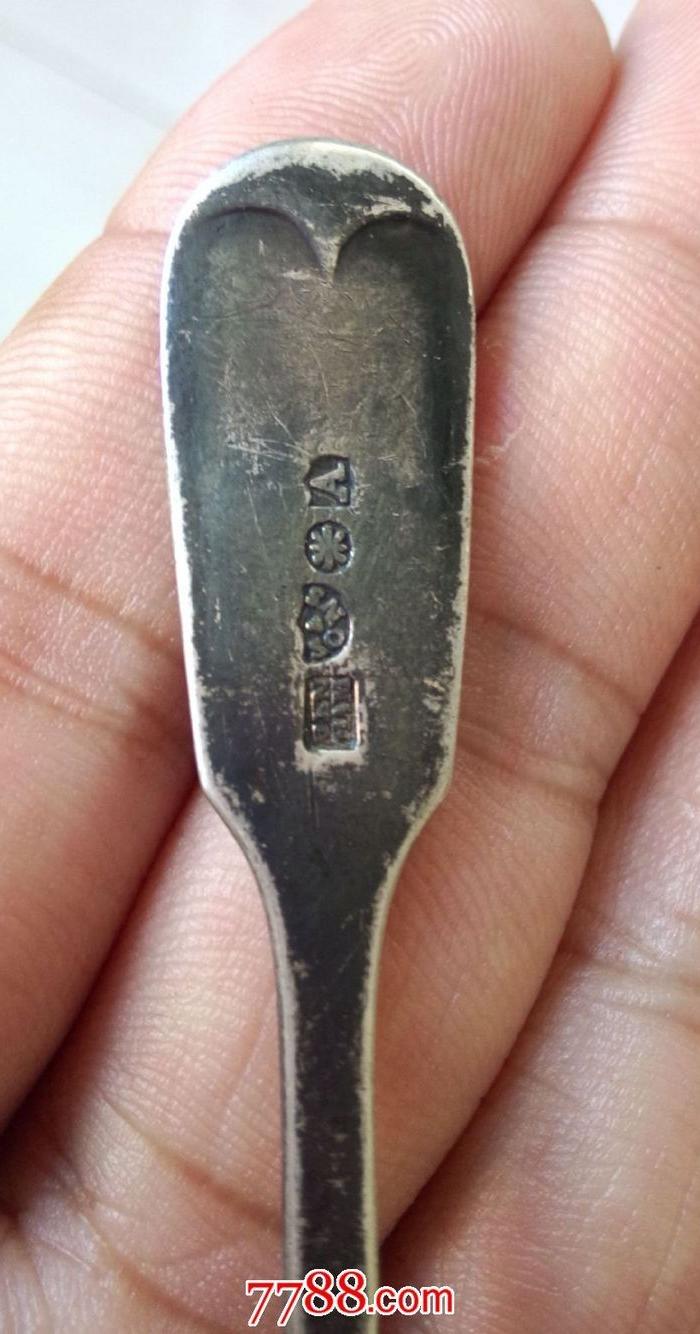 民国时期美国产小银勺重15克