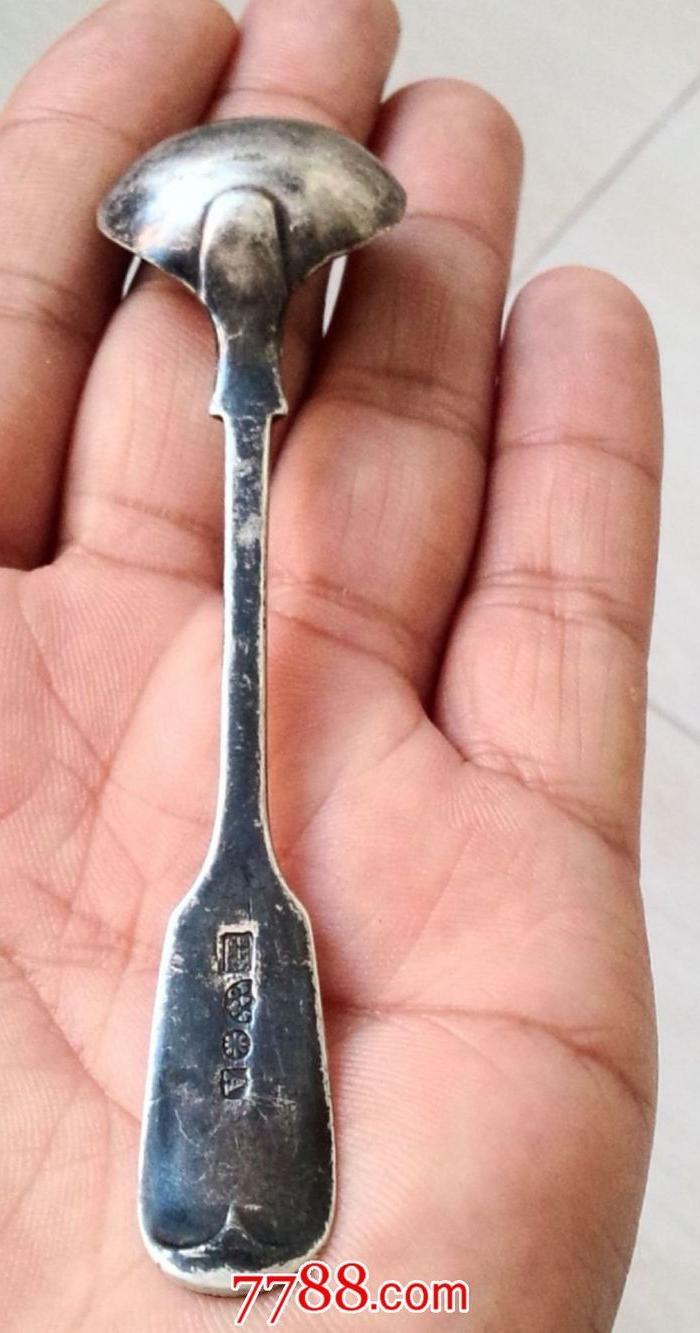 民国时期美国产小银勺重15克