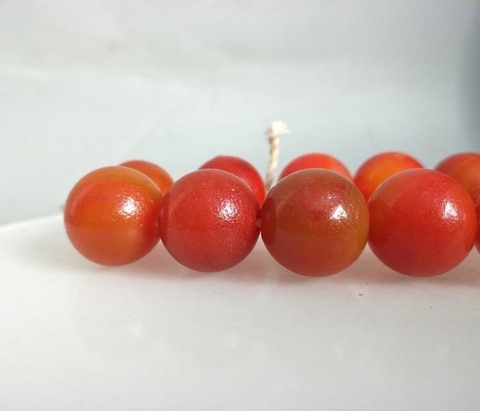 清代南红玛瑙珠子