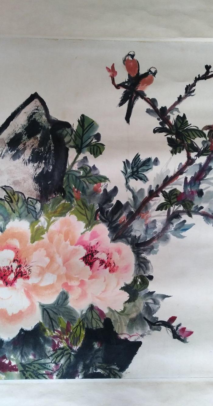 张贞一手绘国画书画字画