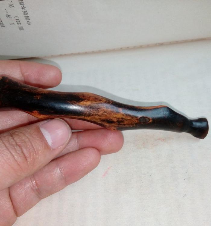 民国时期老柘木烟嘴