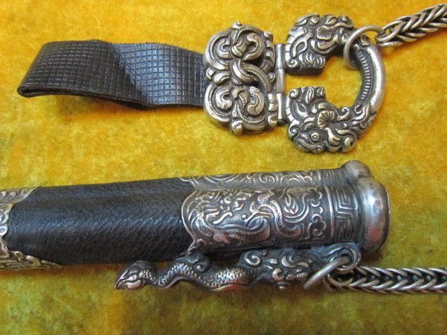 清代西藏火镰一套