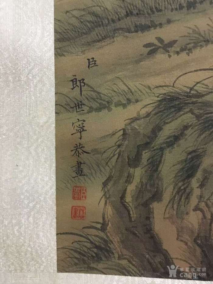 郎世宁真迹 签字图片