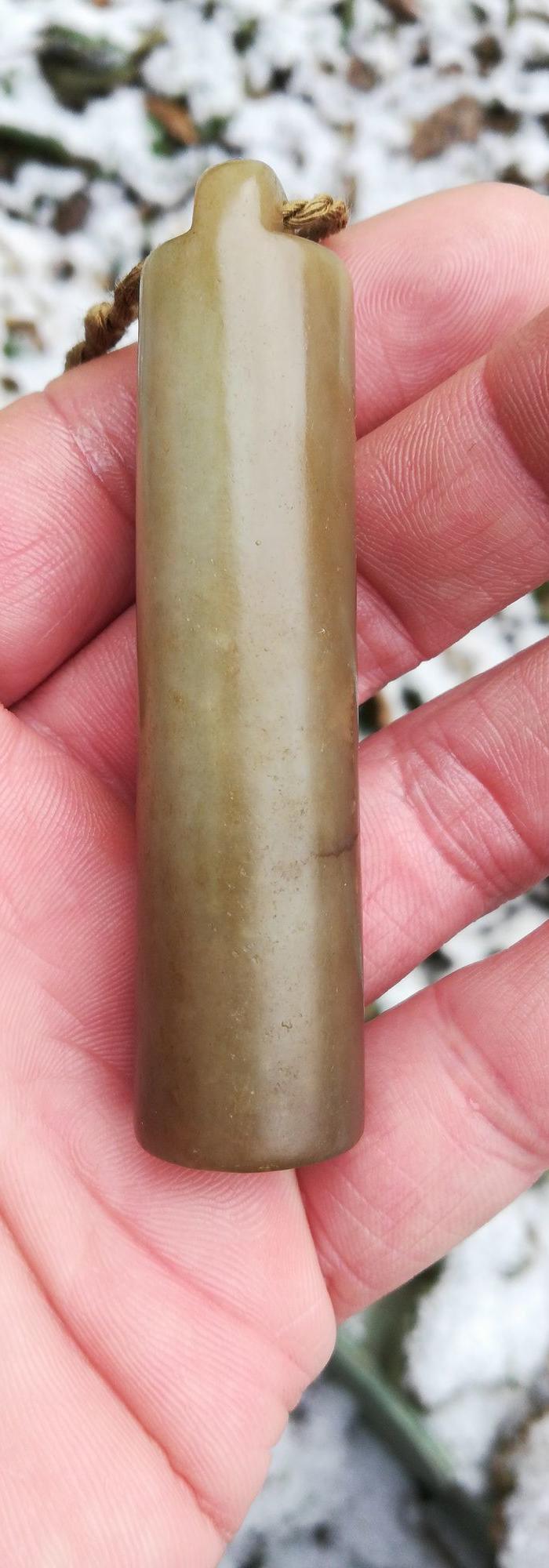 清代和田糖料翎管