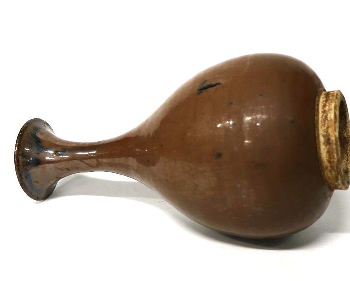 酱釉玉壶春瓶