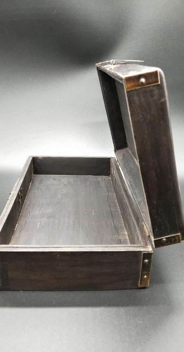 明清代老物件 小叶紫檀首饰盒 收纳盒 老古董