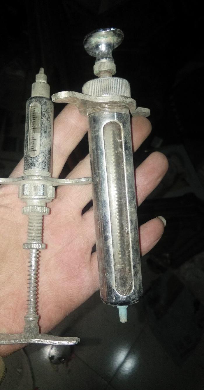 70年代小铜针管两个