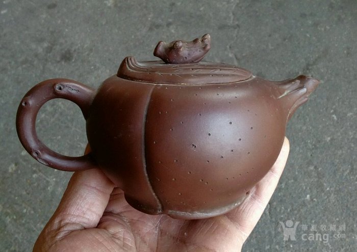 八九十年代精品佛手紫砂壶