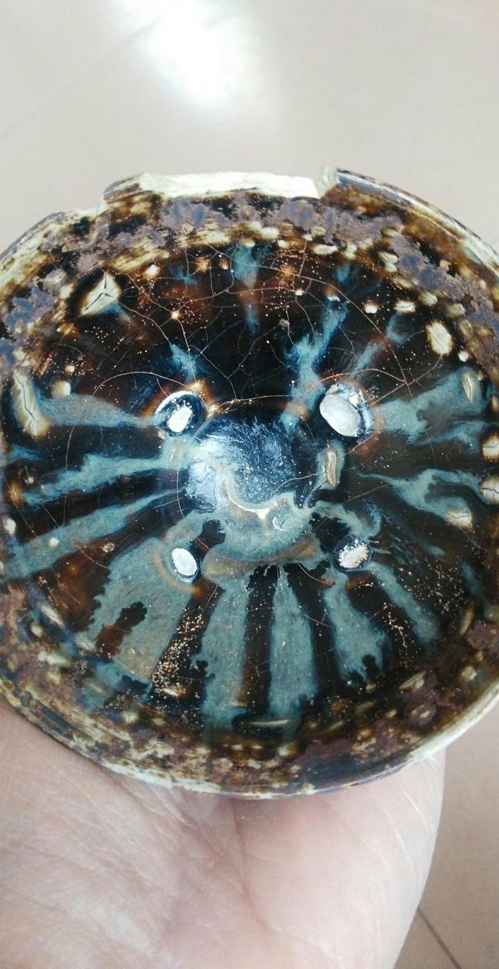 宋 严关窑窑变茶盏