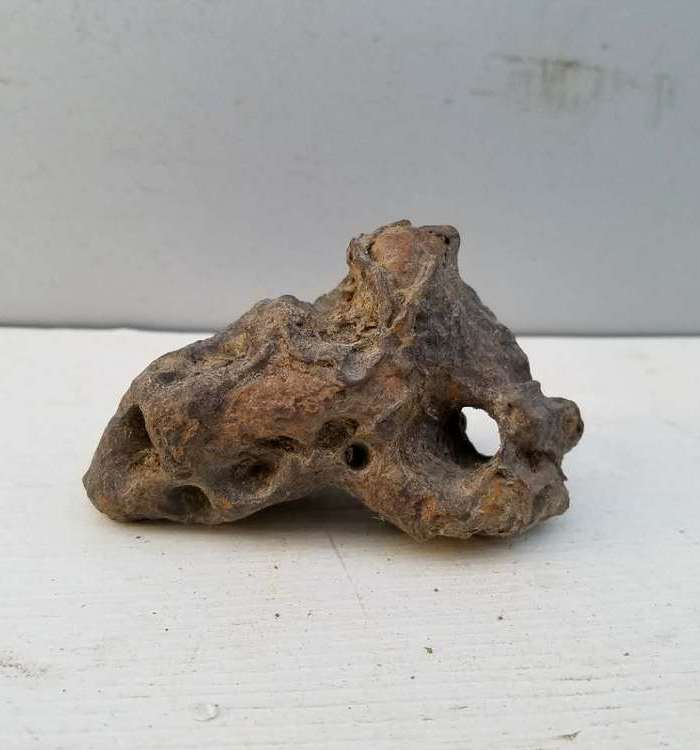 清代.泥夹石摆件