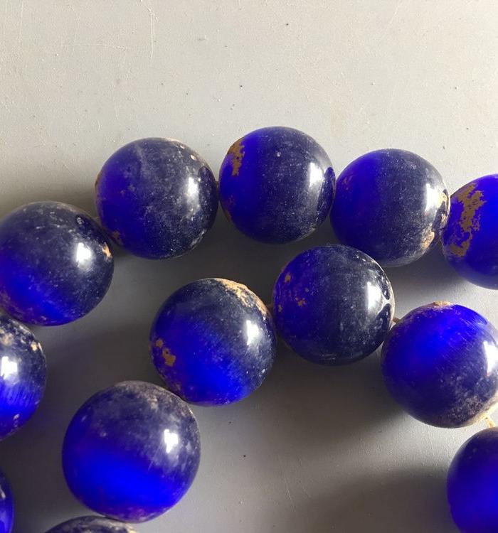 清代老猫眼石珠子