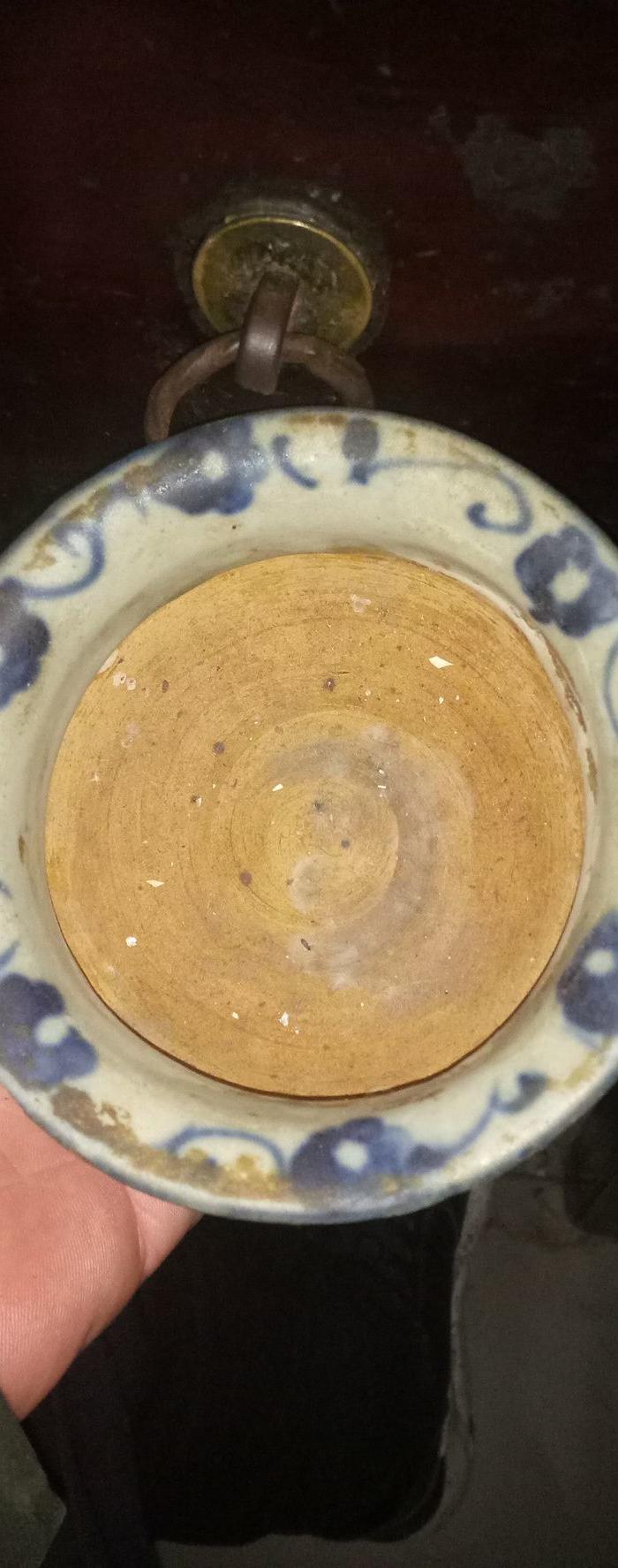 青花瓷福字小渣斗