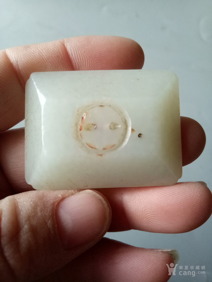 清代传世的老和田玉帽正