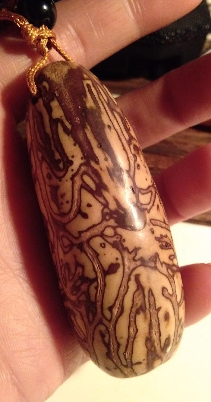 大号:千眼菩提果手把件2