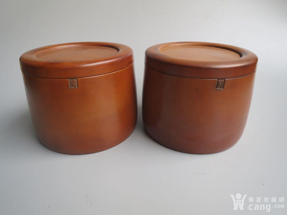 农村收到的名家制作的老蛐蛐罐一对