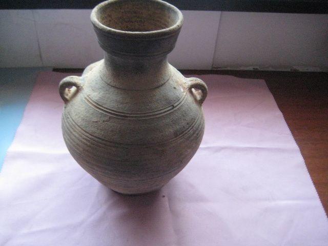 一个保存完好漂亮可收藏的*双耳陶罐