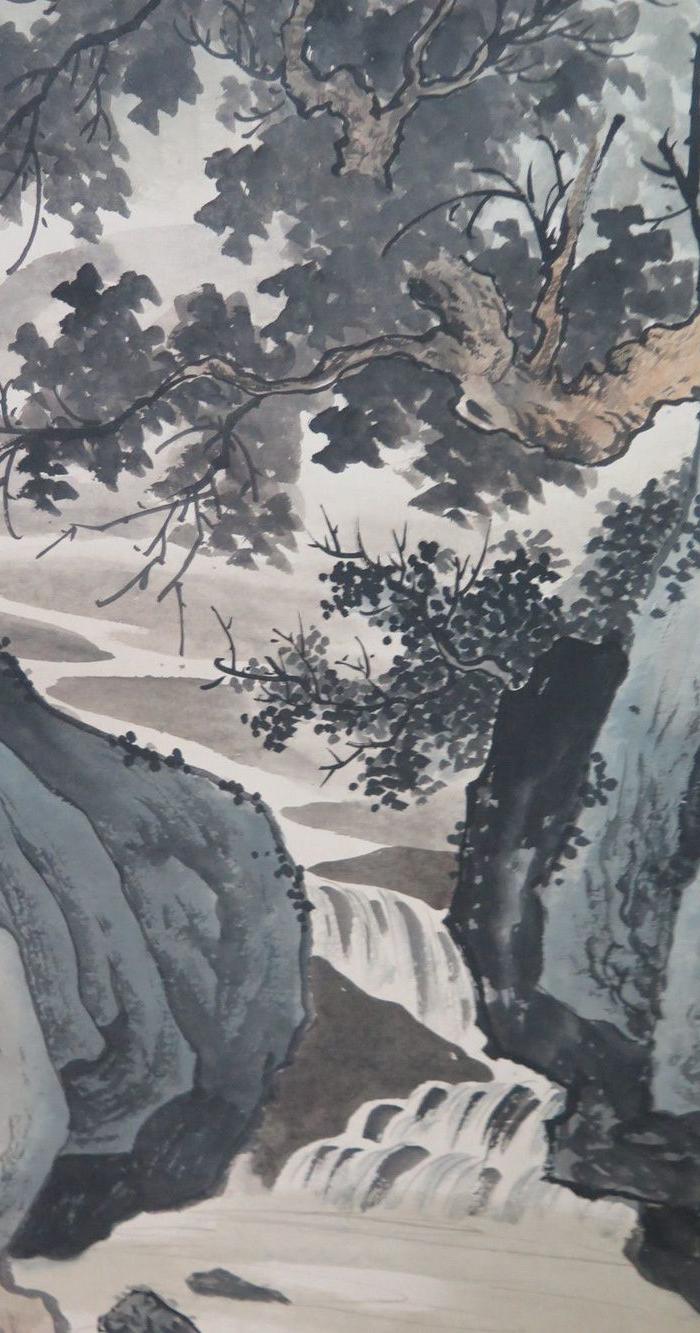 溥佐山水画立轴