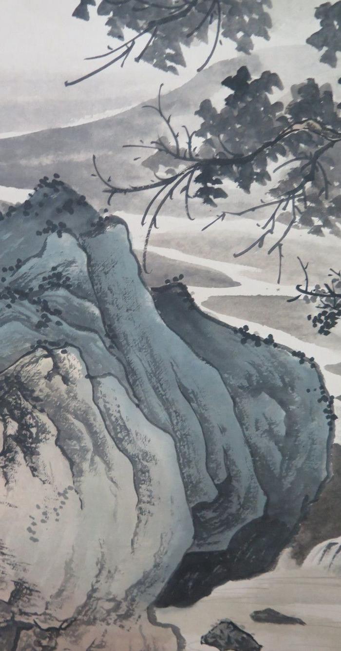 溥佐山水画立轴