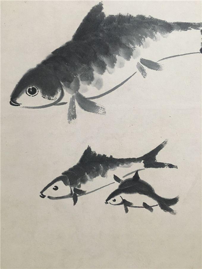 齐白石九鱼图