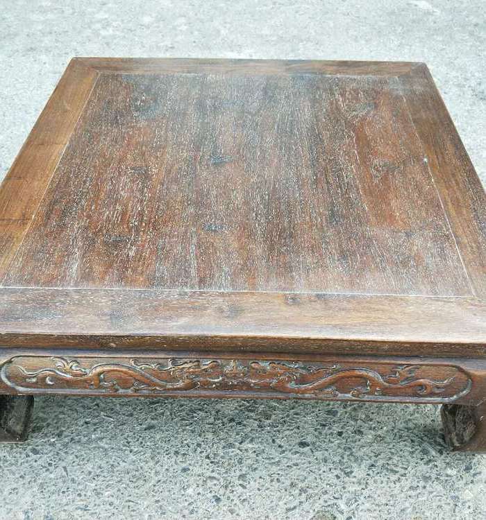 明清代 海南黄花梨炕桌 60x60x22