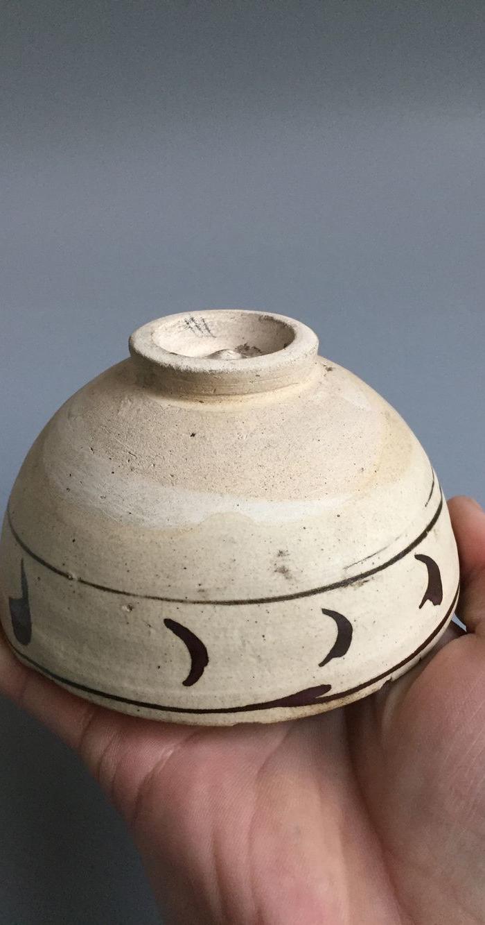 元代磁州窑鱼纹碗